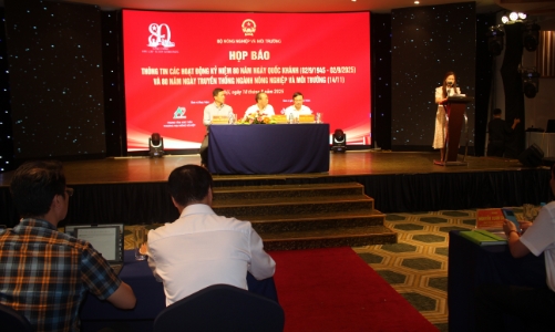 Sắp diễn ra loạt sự kiện về thành tựu 80 năm ngành Nông nghiệp và Môi trường 