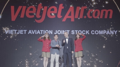 Vietjet lần thứ 5 liên tiếp được vinh danh: “Nơi làm việc tốt nhất Châu Á”  