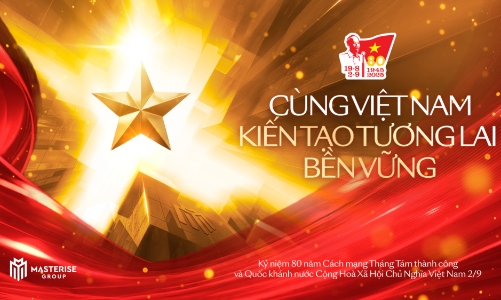 Masterise Group đồng hành và lan tỏa tinh thần yêu nước nhân dịp 80 năm Quốc khánh 2/9