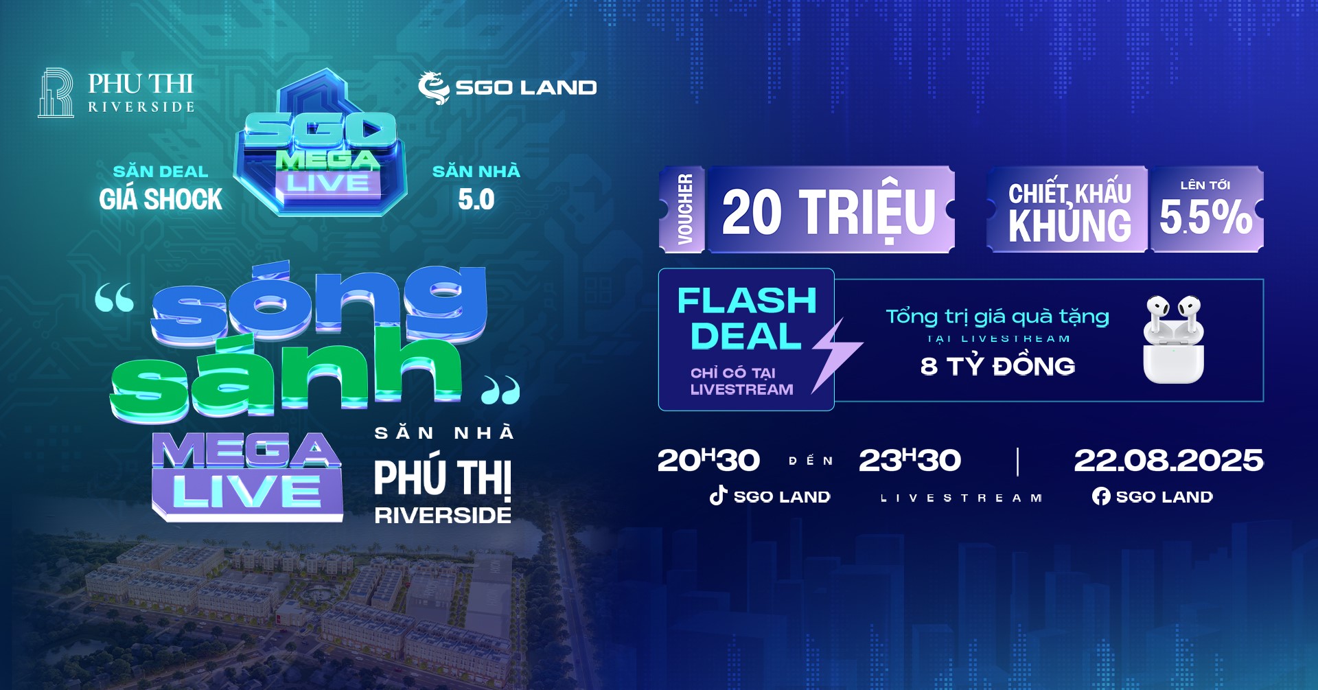 Chính sách đặc biệt chỉ có trong phiên livestream tối 22/8.