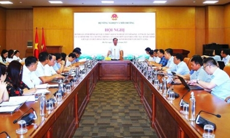 Thứ trưởng Bộ Nông nghiệp và Môi trường Võ Văn Hưng chủ trì Hội nghị đánh giá tình hình và kết quả triển khai Nghị quyết số 66/NQ-CP.