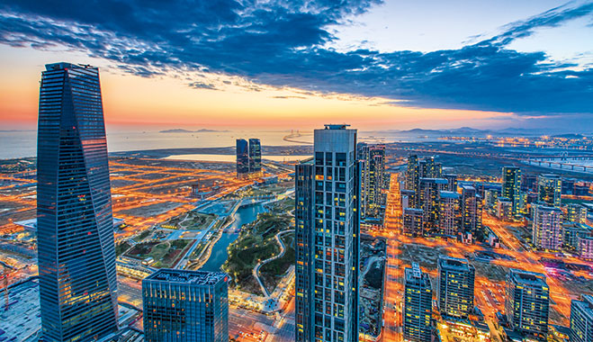 Songdo là một trong những thành phố đã xây dựng mô hình thành phố thông minh sớm nhất thế giới. 