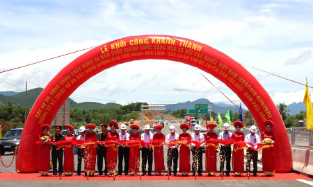 Cao tốc Hòa Liên - Túy Loan hơn 2.000 tỷ đồng chính thức được thông xe