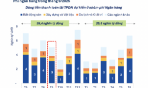 Ước tính 200.000 tỷ đồng gốc và lãi trái phiếu phi ngân hàng phải trả trong 1 năm tới, chủ yếu bất động sản