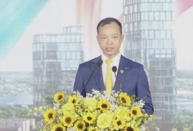 Ông Nguyễn Văn Bình, Chủ tịch Sun Group vùng miền Trung phát biểu tại buổi lễ.