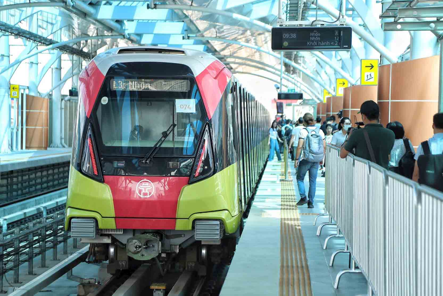 Thời gian chạy tàu điện tại Hà Nội sẽ được kéo dài thêm trong dịp 2/9 tới. 