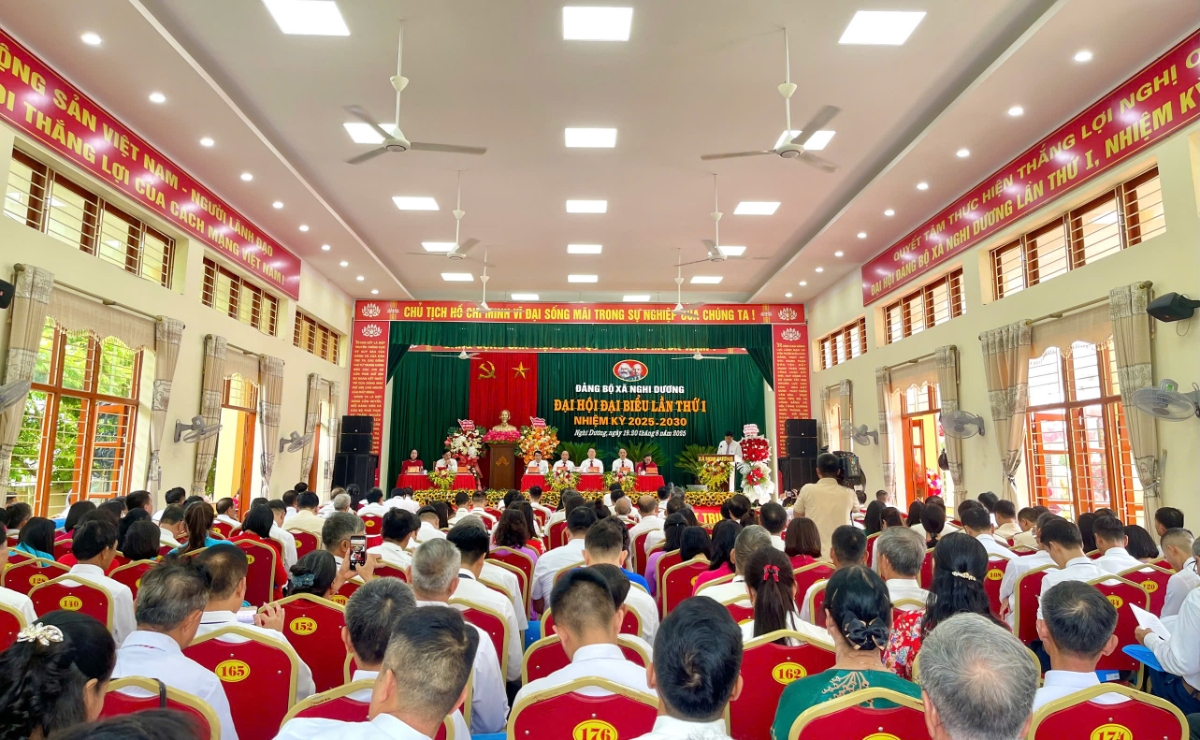Đại hội Đại biểu lần thứ I, nhiệm kỳ 2025–2030 xã Nghi Dương, Hải Phòng
