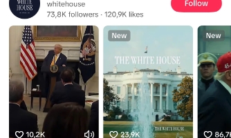 Nhà trắng mở tài khoản TikTok 