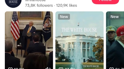 Nhà trắng mở tài khoản TikTok 