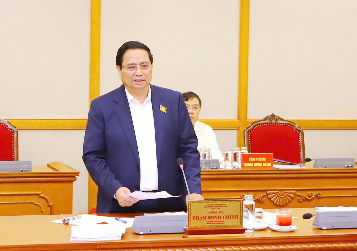 Thủ tướng Phạm Minh Chính làm việc với Ban Thường vụ Tỉnh uỷ Thanh Hóa