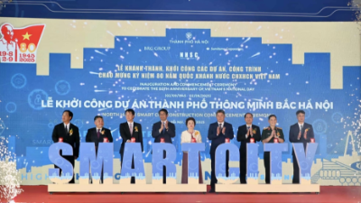 $4.2 bln North Hanoi Smart City project officially breaks ground