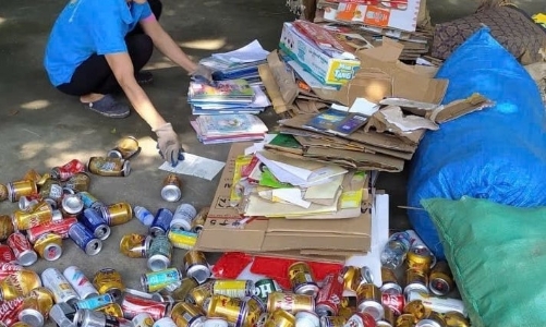 Gom rác thành tiền và hành trình sẻ chia yêu thương ở Bỉm Sơn