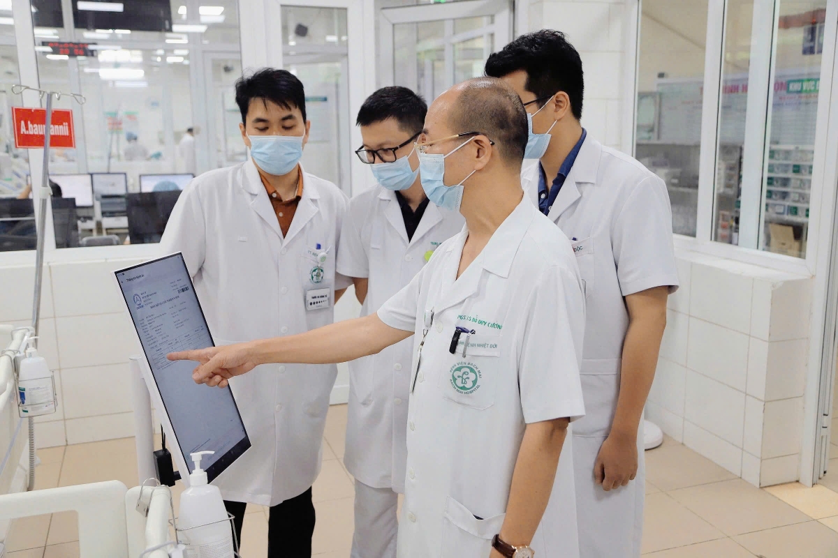 Bệnh án điện tử tại Bệnh viện Bạch Mai.