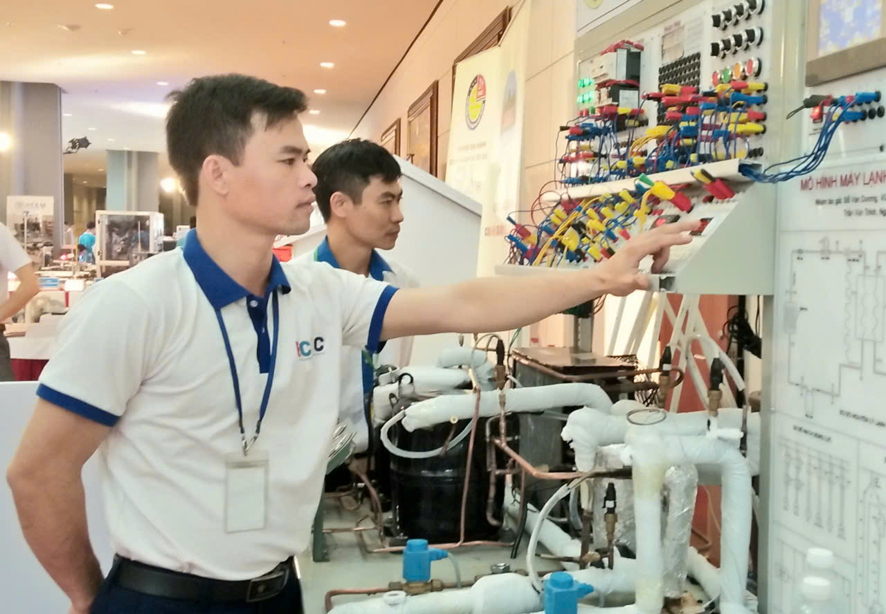 Đẩy mạnh đào tạo nhân lực có tay nghề cao. Ảnh: Thu Hằng.