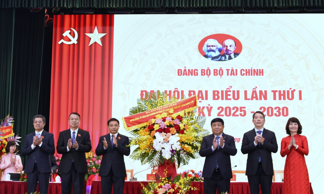 Đại hội đại biểu Đảng bộ Bộ Tài chính lần thứ I, nhiệm kỳ 2025-2030