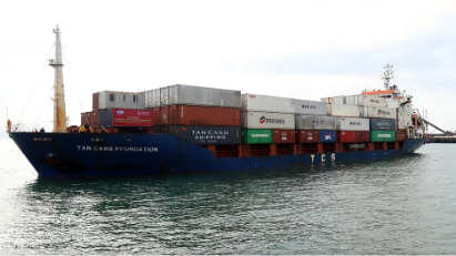 Chính thức khai trương tuyến vận tải container giữa Vũng Áng với Hải Phòng