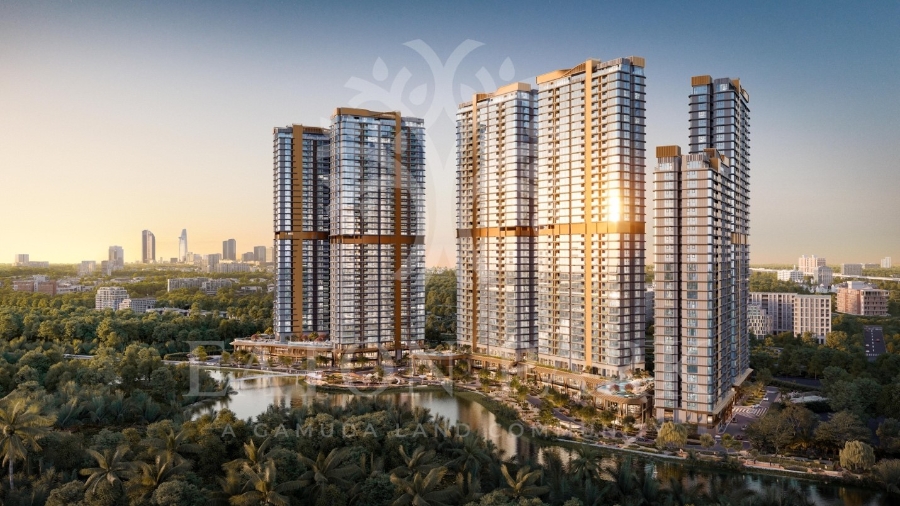 Cove và Lagoon (ở giữa) – hai tòa tháp sở hữu tiêu chuẩn cao cấp bậc nhất tại Eaton Park đang được săn đón mạnh mẽ ngay trước thời điểm mở bán chính thức.