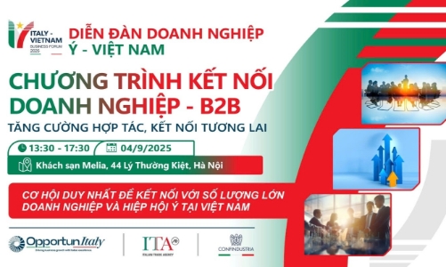 Kết nối doanh nghiệp Việt - Ý: Động lực tăng trưởng mới trong quan hệ hợp tác
