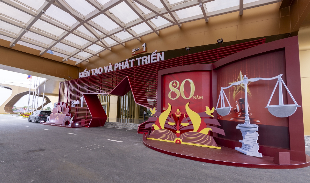 Không gian trong triển lãm.