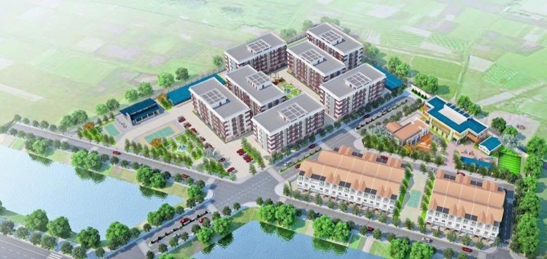 Phối cảnh dự án nhà ở xã hội cho công nhân, người lao động trong các khu công nghiệp thuộc Khu kinh tế Đông Nam.