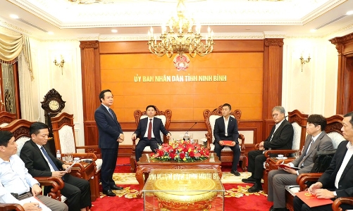 Ninh Bình tăng cường hợp tác đầu tư quốc tế: Cơ hội mới từ doanh nghiệp Nhật Bản và Hàn Quốc