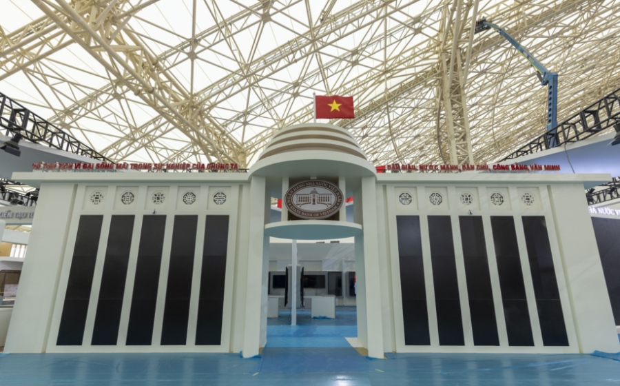 Hình ảnh bên trong triển lãm.