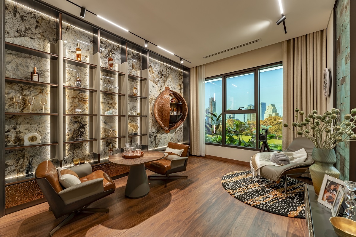 Căn hộ mẫu The Privé gây ấn tượng giúp khách hàng dễ dàng hình dung trọn vẹn phong cách sống theo đúng tinh thần “Defining Luxury Living”.