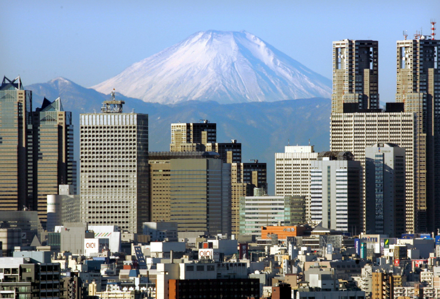 Thủ đô Tokyo của Nhật Bản - Ảnh: Reuters.