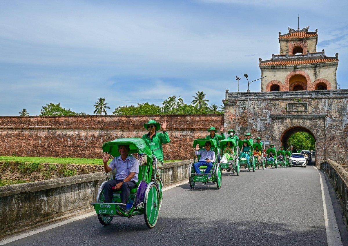 Dịch vụ Grab Xích Lô được Grab “đo ni đóng giày” cho Huế.