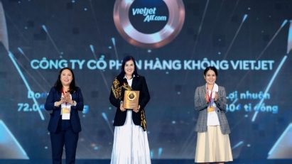 Vietjet nằm trong Top 50 Công ty niêm yết tốt nhất Việt Nam 2025