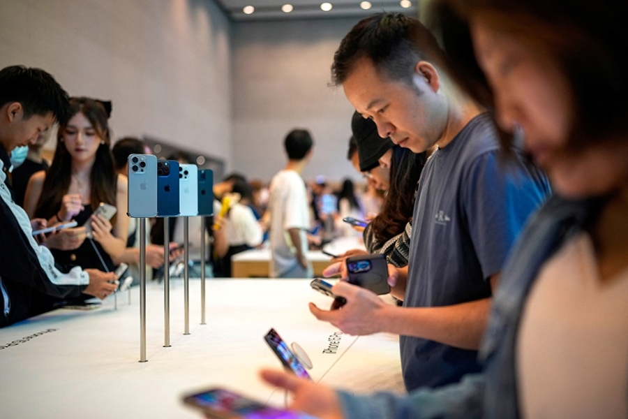Lượng tiêu tụ các sản phẩm iPhone của Apple đã vươn lên vị trí thứ 2 tại Việt Nam. Ảnh minh họa
