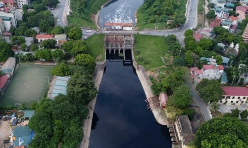 Hà Nội đầu tư xây dựng hệ thống thoát nước mưa lưu vực Tả sông Nhuệ