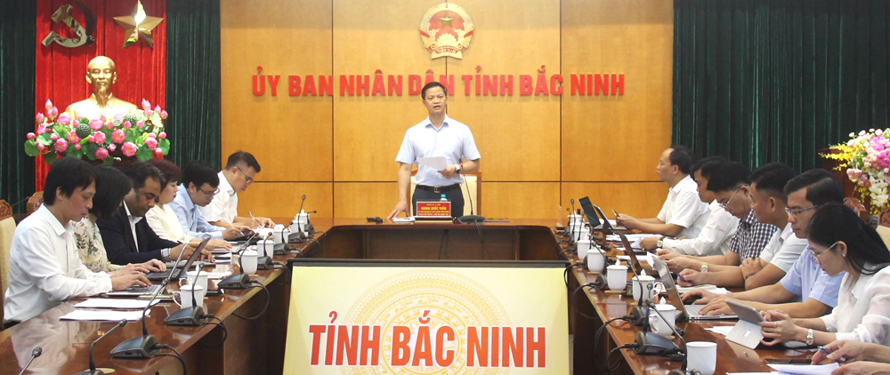 UBND tỉnh Bắc Ninh tổ chức họp triển khai việc lập Quy hoạch tỉnh Bắc Ninh thời kỳ 2025-2035, tầm nhìn đến năm 2050 và Quy hoạch chung đô thị Bắc Ninh (sau hợp nhất).