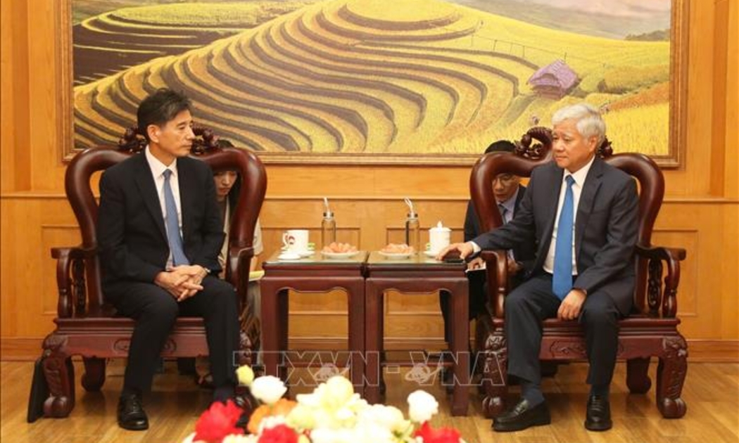 Quang cảnh buổi tiếp. Ảnh: TTXVN.