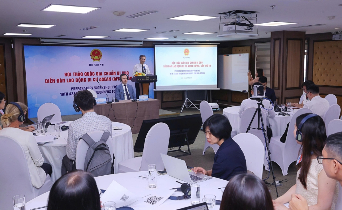 Hội thảo quốc gia chuẩn bị cho Diễn đàn Lao động di cư ASEAN lần thứ 18.