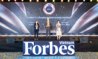 VNDIRECT lần thứ 2 lọt Top 50 Công ty niêm yết tốt nhất 2025 do Forbes công bố