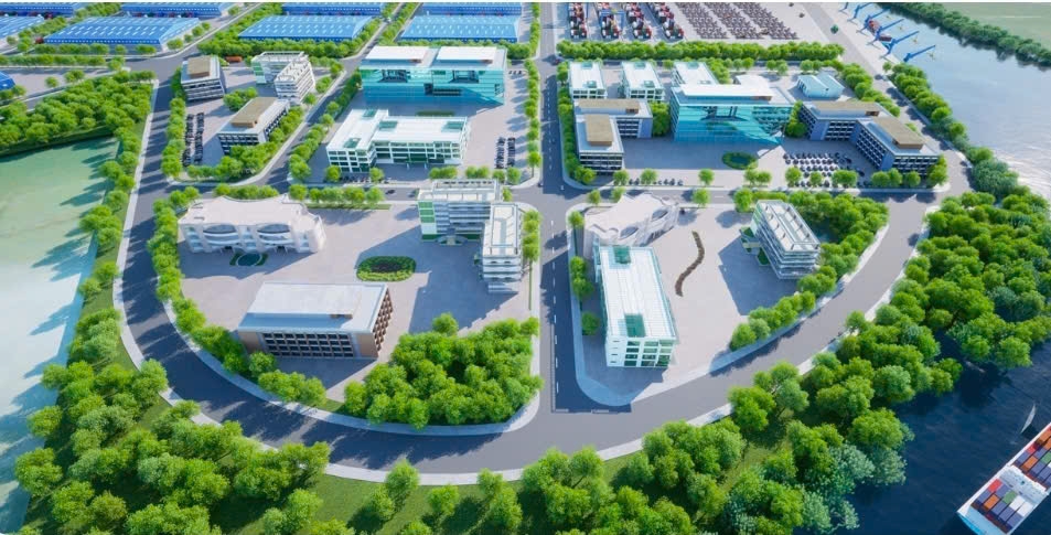 Phối cảnh Trung tâm Logistics - ICD Tây Ninh. Ảnh: Portcoast