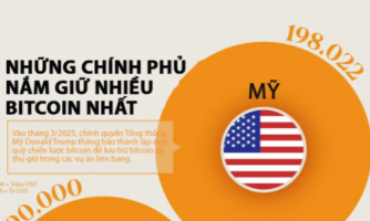Các chính phủ nắm giữ nhiều bitcoin nhất