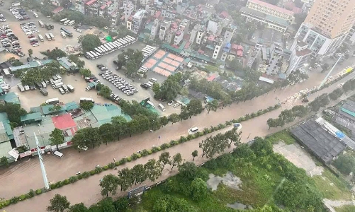 Ký ức trận lụt năm 2008 tái hiện với người Hà Nội 