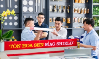 Tôn cao cấp siêu bền Hoa Sen Mag Shield đã có mặt tại Hệ thống Hoa Sen Home