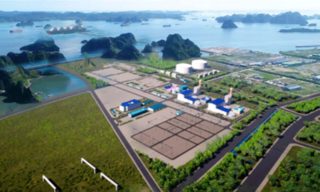 Phối cảnh Dự án Nhà máy điện khí LNG Quảng Ninh. (Ảnh: CTT tỉnh Quảng Ninh).