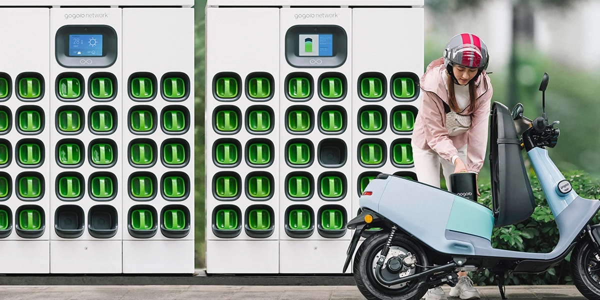 mô hình hoán đổi pin xe điện