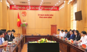 Ninh Bình mở rộng cơ hội hợp tác đầu tư với các tập đoàn lớn