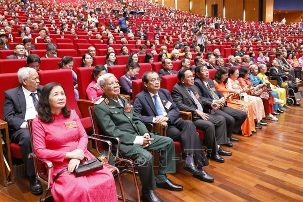 Đại biểu dự gặp mặt. Ảnh: TTXVN