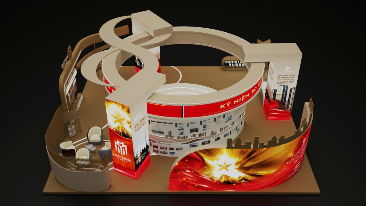 Thông qua hoạt động triển lãm, Masterise Group mong muốn chia sẻ tới công chúng khát vọng và tầm nhìn cùng quốc gia kiến tạo một Việt Nam hùng cường, phồn vinh bền vững trong kỷ nguyên mới. Ảnh: Masterise Group.