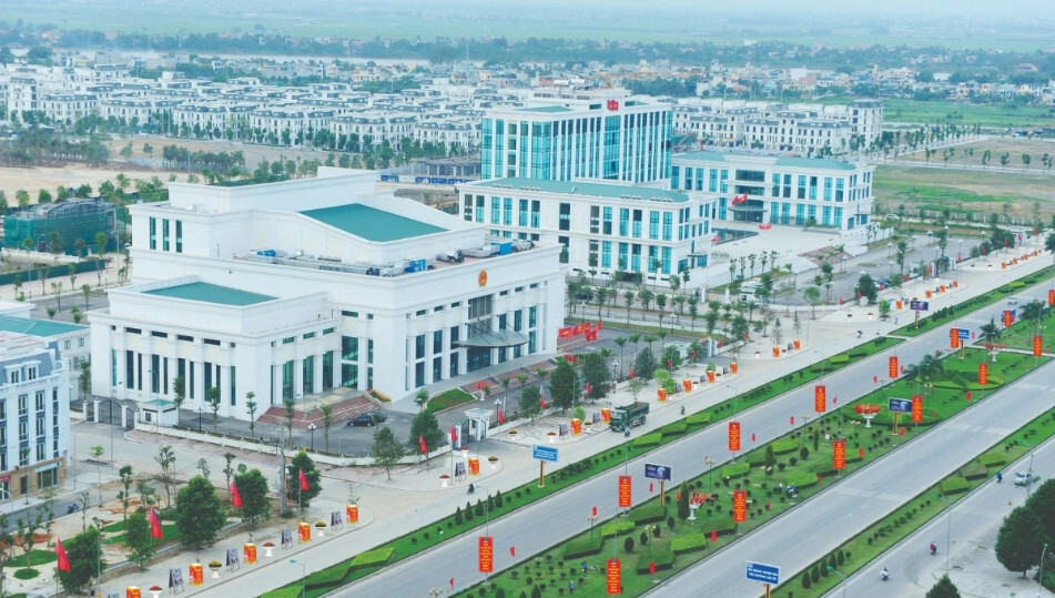 Khu vực trung tâm hành chính phường Hạc Thành