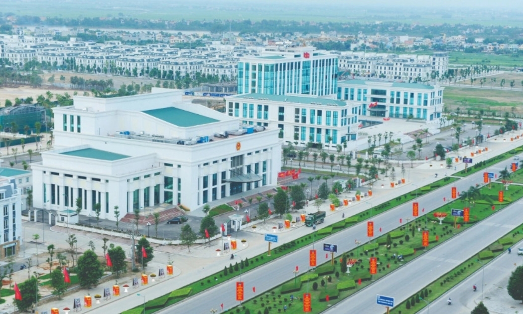 Khu vực trung tâm hành chính phường Hạc Thành