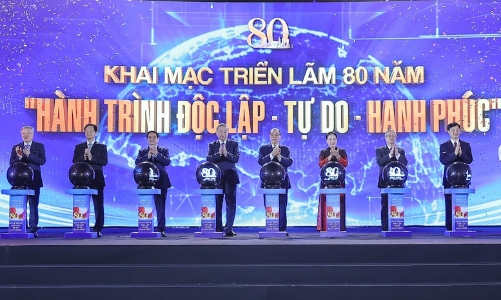 Khai mạc Triển lãm “80 năm hành trình Độc lập - Tự do - Hạnh phúc”