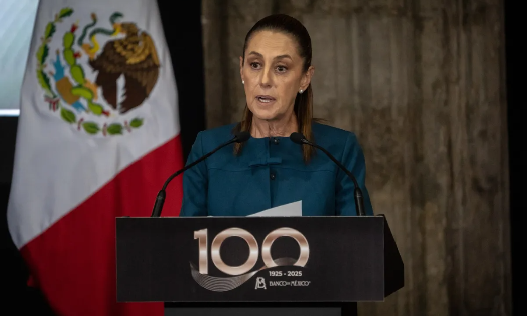 Thủ tướng Mexico Claudia Sheinbaum - Ảnh: Bloomberg