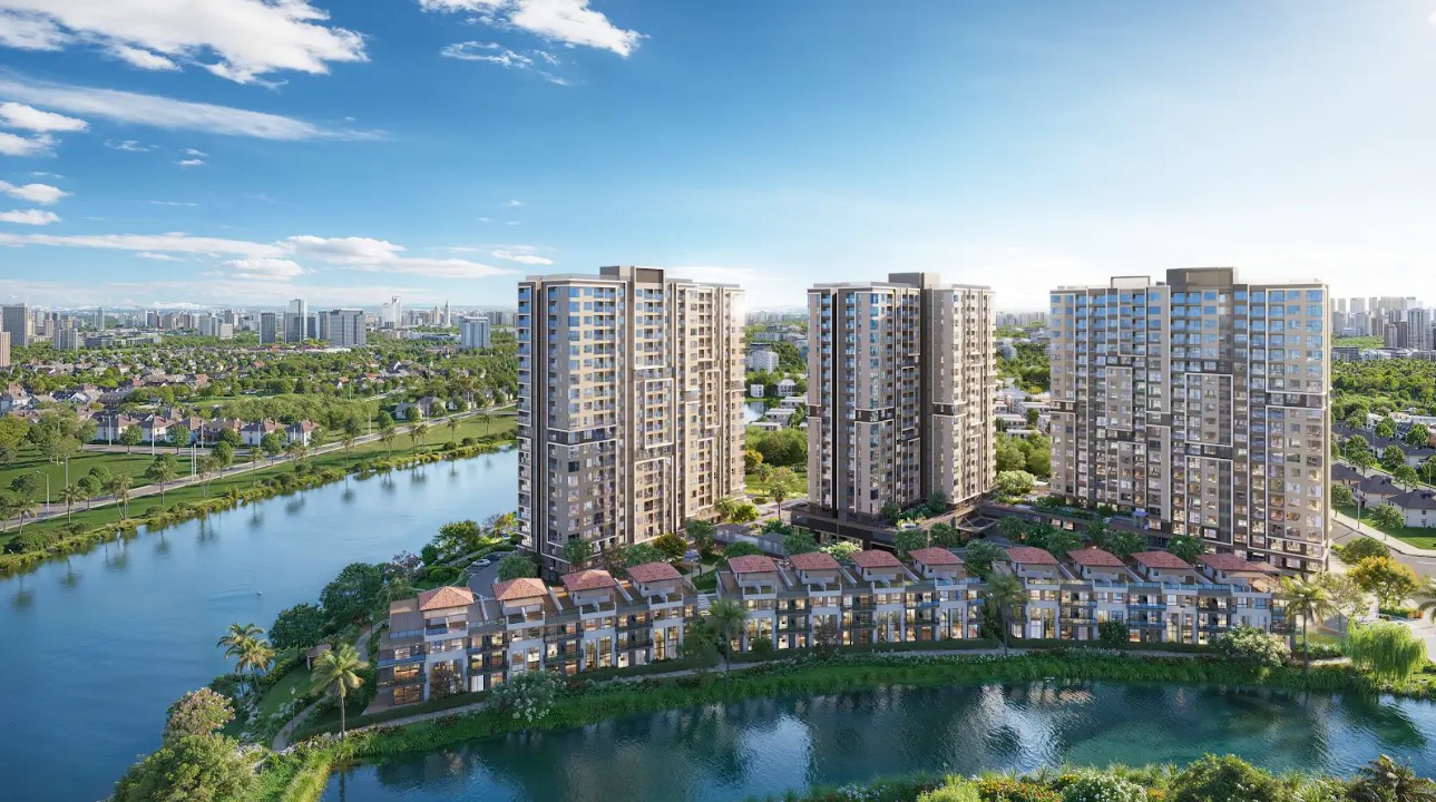 Trellia Cove – Phân khu compound cuối cùng của đô thị Mizuki Park gồm hơn 800 căn hộ và 24 nhà phố liên kế.